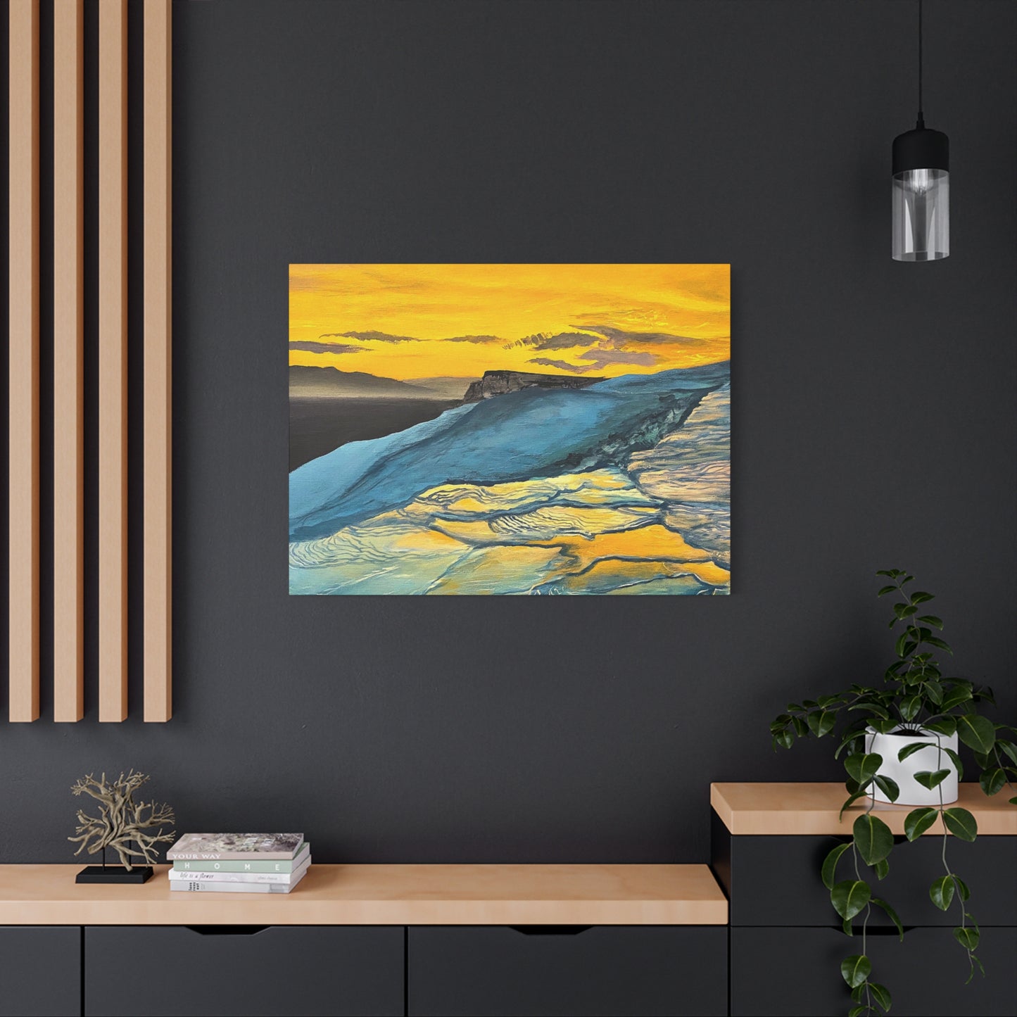 Pamukkale - Stretched Canvas Print