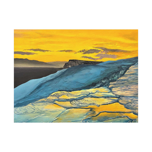 Pamukkale - Stretched Canvas Print