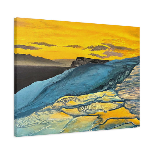 Pamukkale - Stretched Canvas Print